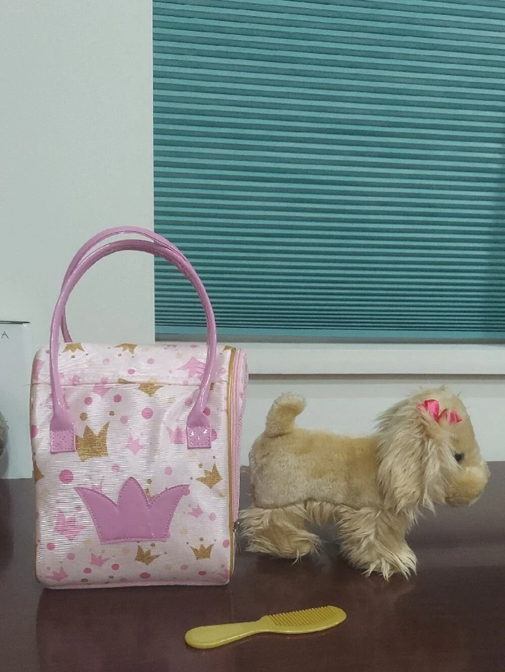 ❤️ Pucci Pups Cocker Spaniel Pink Crown Glam Bag Set